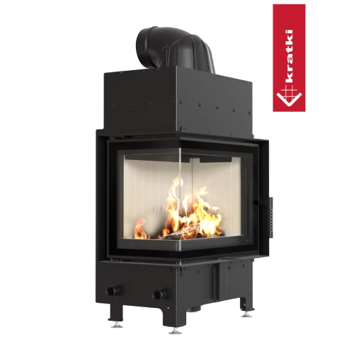 Kratki Floki S Kamineinsatz 8 kW Eckkamin