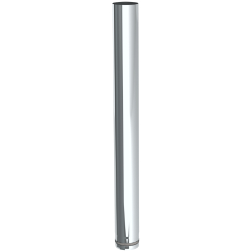 Pelletofenrohr - Längenelement 1000 mm - unlackiert - Tecnovis TEC-Pellet