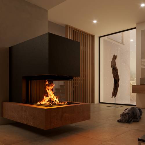 Spartherm Premium A-U-70h Kamineinsatz 11,4 kW Panoramakamin Schiebetür