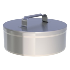 Verschlussdeckel mit Handgriff für DWV11 - doppelwandig - Tecnovis TEC-DW-Design