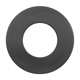 Ofenrohr 15-ISO423 - Wandrosette 85 mm schwarz