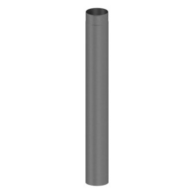 Ofenrohr - doppelwandig - Längenelement 1000 mm gussgrau - Tecnovis TEC-Protect