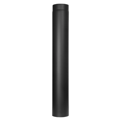 Ofenrohr - Längenelement 1000 mm schwarz - Tecnovis TEC-Stahl
