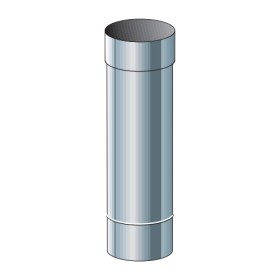 Rohrelement 1000 mm mit Ablassschlaufen - einwandig - Raab EW-FU