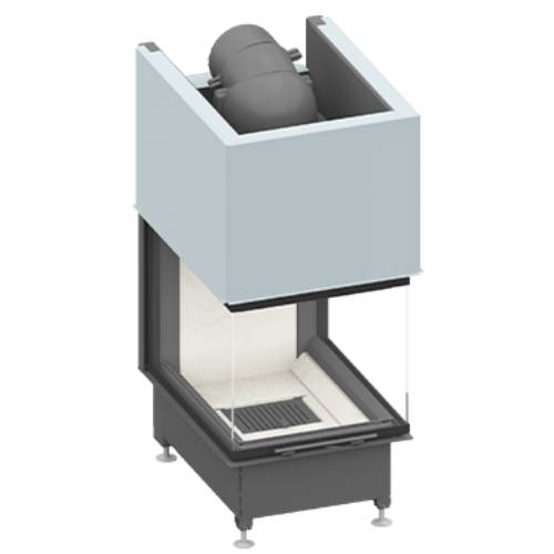 SCHMID Ekko U55(67) h Kamineinsatz 9 kW Schiebetür