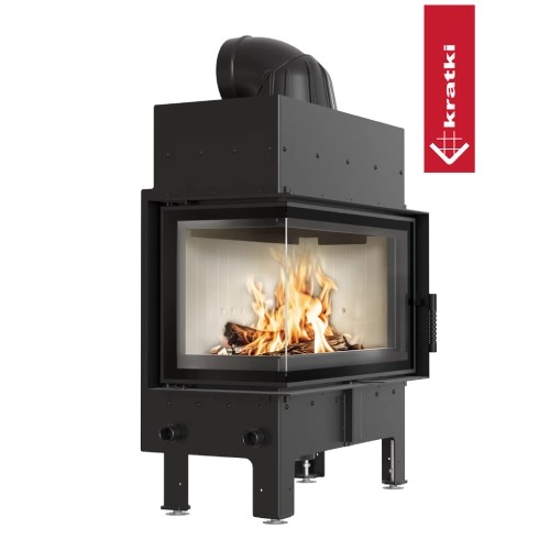 Kratki Floki M Kamineinsatz 10 kW Eckkamin