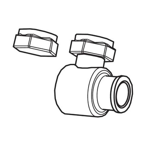 Heizkörper Zubehör Buderus - DIN-Adapter für Logatrend VC zum Austausch von DINRadiatoren