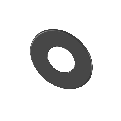 Ofenrohr - Wandrosette groß 85 mm schwarz - Tecnovis TEC-Stahl
