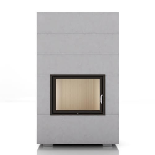 Brunner BSK 08, Kompaktkamin Kaminbausatz 11 kW Drehtür