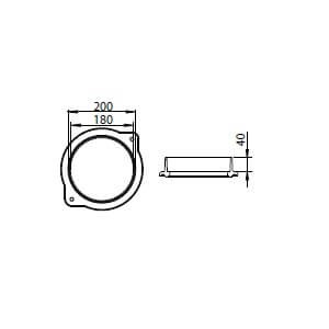 Leda - Heizgasstutzen Ø 200 mm Kaminzubehör