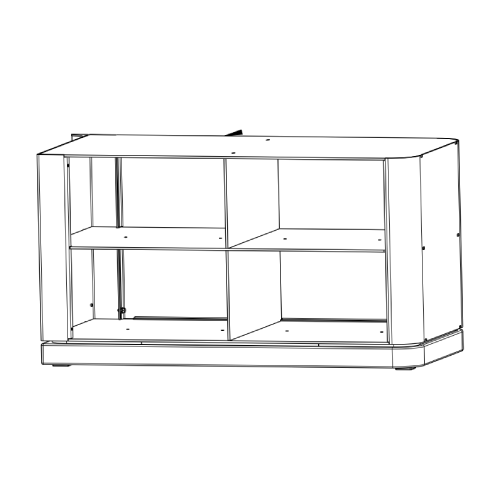 Austroflamm - Beistellbox, b = 75,5 cm, h = 41,1 cm Kaminzubehör