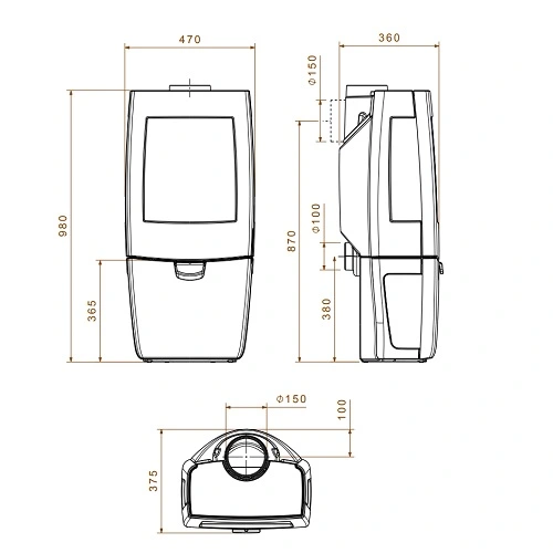 Dovre SENSE 203 Kaminofen 7 kW