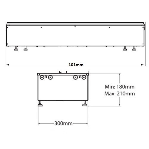 Dimplex Cassette 1000 retail Multi Optimyst Elektrokamineinsatz