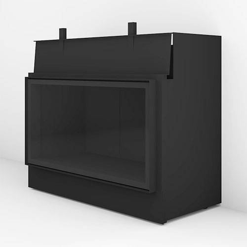 Brunner Architektur-Kamin Gas 40/80 Gaskamin