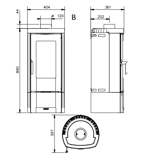 La Nordica Candy 4.0 Kaminofen 6,2 kW