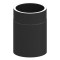Vorschau: Ofenrohr - doppelwandig - Längenelement 250 mm schwarz - Tecnovis TEC-Protect