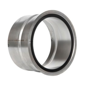Ofenrohr - Wandfutter doppelt 100 mm unlackiert - Tecnovis TEC-Stahl