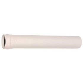 Edilkamin - Weißes Aluminiumrohr, Ø 6 cm, Länge 100 cm Pelletofenzubehör