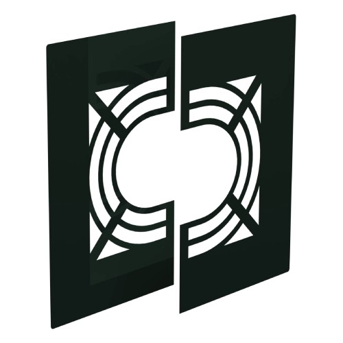 Deckenblende für Hinterlüftung, zweiteilig, 1-65° - doppelwandig - Jeremias DW-GREY Deckenblende für Hinterlüftung, zweiteilig, 1-65° - doppelwandig - Jeremias DW-GREY