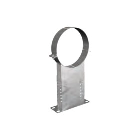 Wandhalter verstellbar 160 - 250 mm - einwandig - eka edelstahlkamine complex E