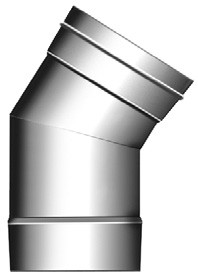 Bogen 30° - einwandig - Schräder Future EW Bogen 30° - einwandig - Schräder Future EW