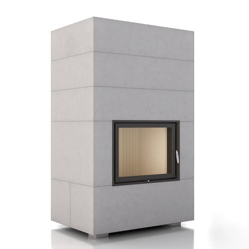 Brunner BSK 08, Kompaktkamin Kaminbausatz 11 kW Drehtür