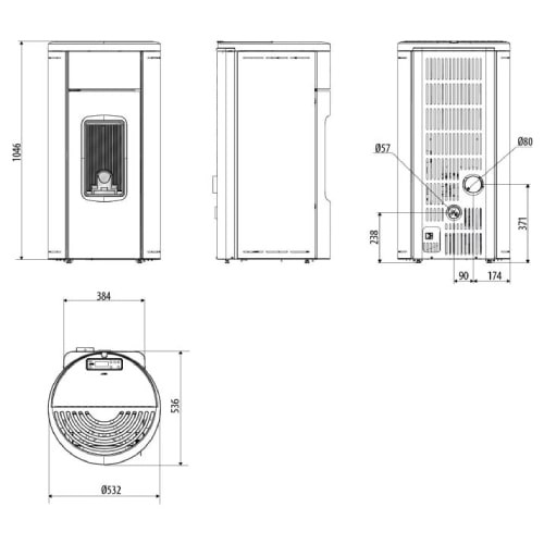 MCZ HERA Air 7 S1 Pelletofen 7 kW