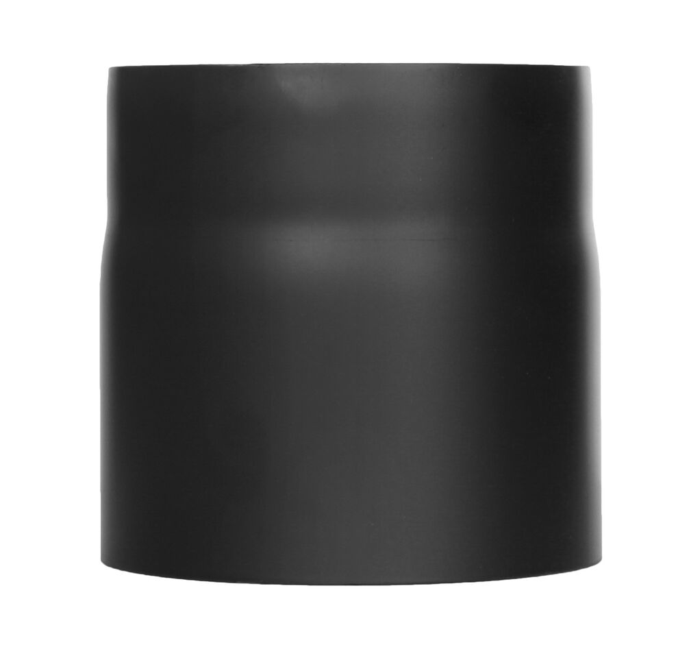 Ofenrohr - Längenelement 150 mm schwarz - Tecnovis TEC-Stahl