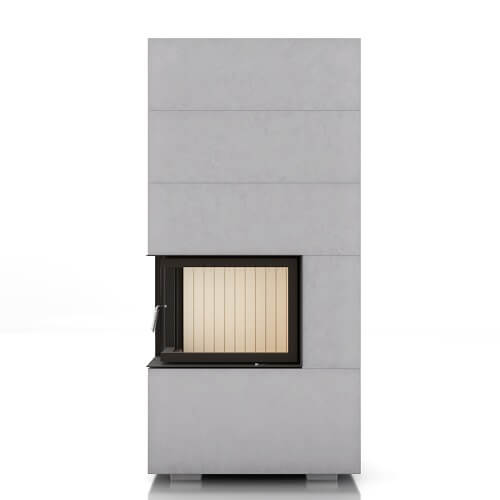 Brunner BSK 12, Eckkamin Kaminbausatz 7 kW Drehtür