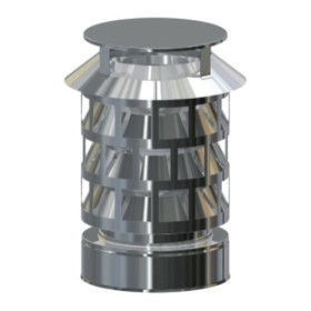 Regenhaube "Rauchsauger" mit abnehmbarem Deckel - doppelwandig - Reuter DW-Systeme