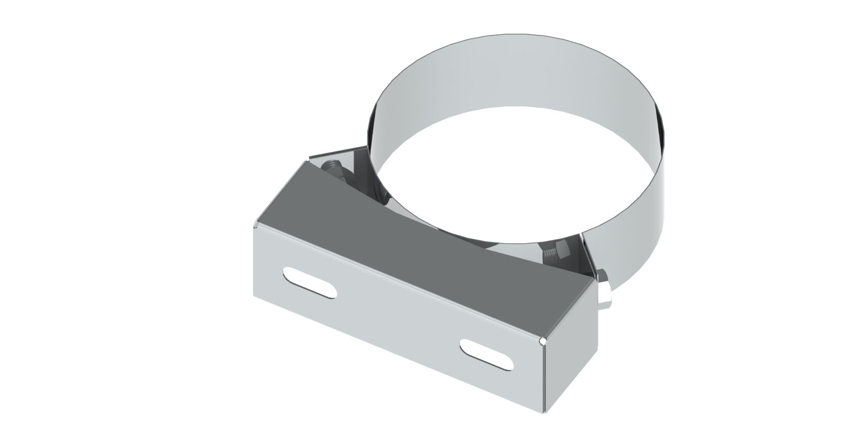 Wandabstandshalter starr, 50 mm konzentrisch für Tecnovis TEC-LAS-PP und TEC-LAS-Deco