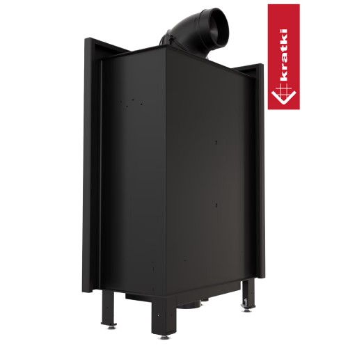Kratki Lucy 12 Slim Kamineinsatz 8 kW Eckkamin