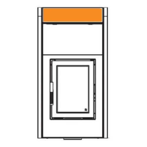 Leda - Anbauleiste 480 x 100 mm zur Verlängerung (Höhe), Guss Kaminzubehör Leda - Anbauleiste 480 x 100 mm zur Verlängerung (Höhe), Guss Kaminzubehör
