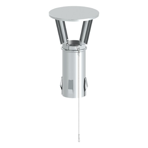 Regenhaube mit Universaleinschub passend für EW und DW - einwandig - Tecnovis TEC-EW-Classic Regenhaube mit Universaleinschub passend für EW und DW - einwandig - Tecnovis TEC-EW-Classic