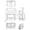 Vorschau: M-Design Argento 1050 H Kamineinsatz 14 kW