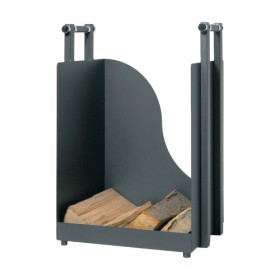 Lienbacher - Holzkorb Anthrazit beschichtet Kaminzubehör
