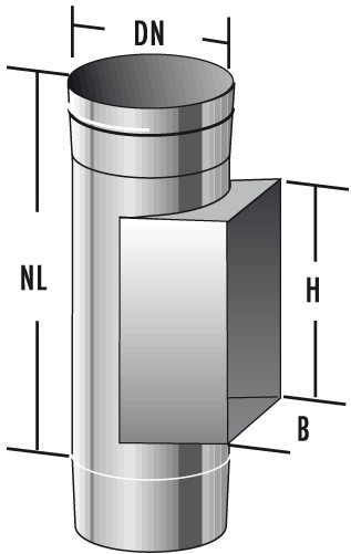 Prüf-/Reinigungsöffnung 200x300 - einwandig - Raab EW-FU