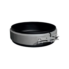 Klemmband für Verbindungsleitung mit Dichtung EPDM, max. 120°C - einwandig - eka edelstahlkamine complex E