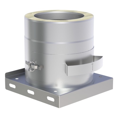 Grundplatte mit herausnehmbaren Rußtopf - doppelwandig - Tecnovis TEC-DW-Design Grundplatte mit herausnehmbaren Rußtopf - doppelwandig - Tecnovis TEC-DW-Design