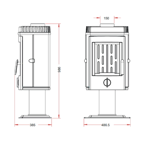 Invicta Mesnil Kaminofen 8 kW