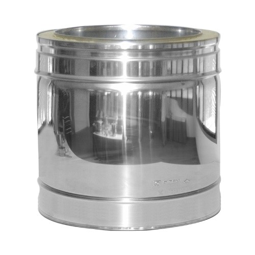 Längenelement 270 mm - doppelwandig - Dinak DW6 Längenelement 270 mm - doppelwandig - Dinak DW6