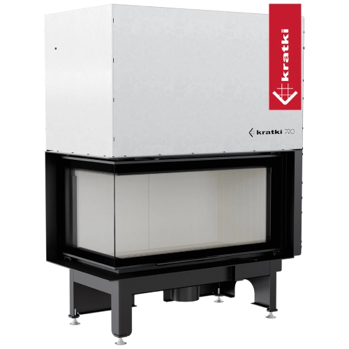 Kratki Nadia 14 Kamineinsatz 14 kW Eckkamin