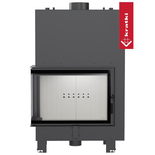 Kratki MBA PW Kamineinsatz 17 kW Eckkamin wasserführend