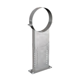 Wandhalter verstellbar 250 - 400 mm - doppelwandig - eka edelstahlkamine complex D