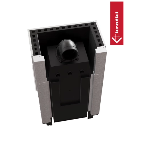 Kratki Regnor 800/400 Kamineinsatz 8 kW Schiebetür