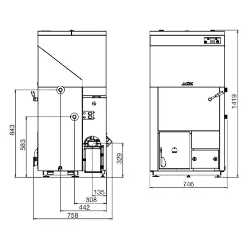 MCZ Techna Smartclean 21 Pelletkessel 19,4 kW