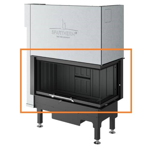 Spartherm - Satz Eboris 1300 schwarz für Varia AS-2Rh Kaminzubehör