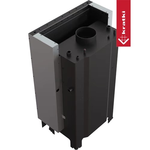 Kratki MBM Kamineinsatz 12 kW Schiebetür wasserführend