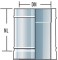 Vorschau: Rohrelement 250 mm - doppelwandig - Raab DW-FU