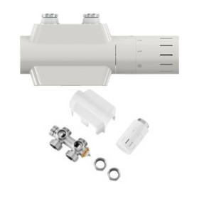 Heizkörper Zubehör Buderus - Logafix Design-Ventil-Armaturen-Set Universal